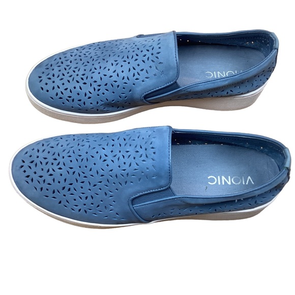 Vionic Splendid Midi Perforated Suede Slip-on Sneaker - Picture 3 of 12